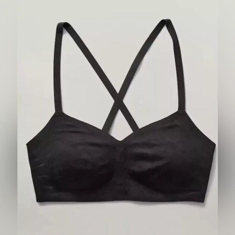 Athleta Ritual Lace Adjustable Bra NEW with tags Large A/C Black Lace - Picture 3 of 12